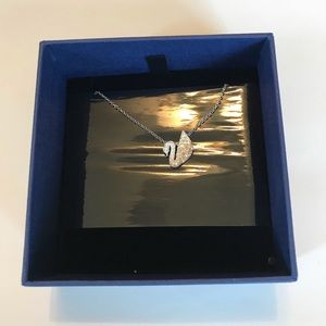 Swarovski Crystal Swan Necklace